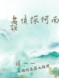 名侦探柯南h小说