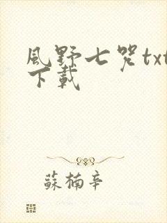 风野七咒txt下载