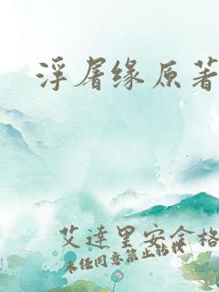 浮屠缘原著小说