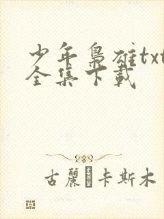 少年枭雄txt全集下载
