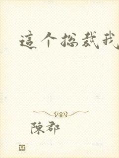 这个总裁我要了