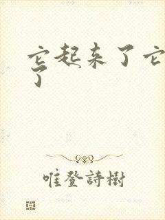 它起来了它想你了