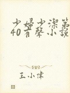 少妇少洁第1一40有声小说