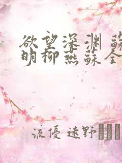 欲望深渊 苏长明柳燕苏全文阅读