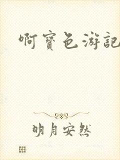 啊宝色游记