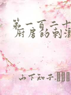 第一百二十三章 厨房的刺激