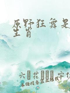 原野狂舞是什么生肖