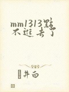 mm1313点不进去了
