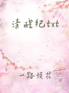 清醒纪txt