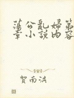 荡公乱妇第51章小说内容