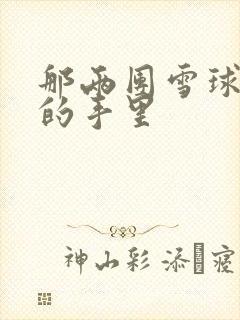 那两团雪球在他的手里