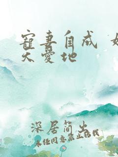 宠妻自成  婚天爱地