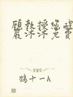 顾教授您醒了吗严沐沐免费阅读