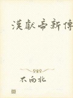 汉献帝新传