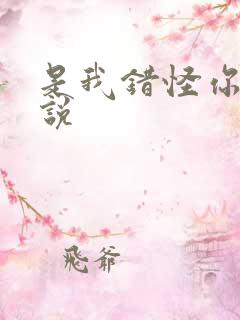 是我错怪你了小说