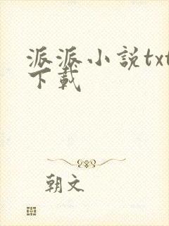 派派小说txt下载