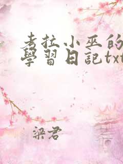 考拉小巫的英语学习日记txt