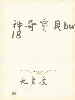 神奇宝贝bw118