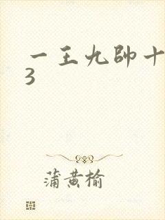 一王九帅十二宫3
