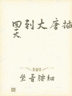 回到大唐插武则天