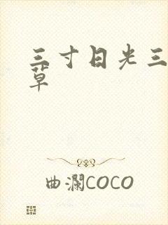 三寸日光三月微草