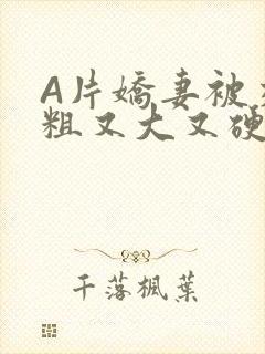 A片娇妻被交换粗又大又硬V