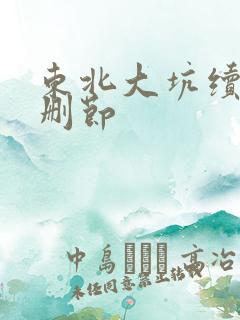 东北大坑续集未删节