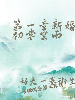 第一章新婚少妇初尝云雨