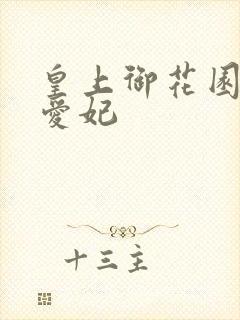 皇上御花园中要爱妃