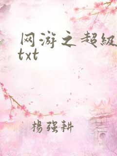 网游之超级鬼才txt