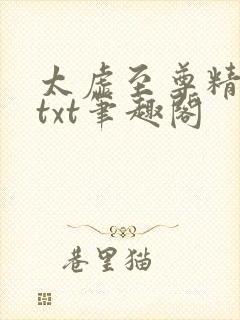 太虚至尊精校版txt笔趣阁