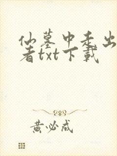 仙墓中走出的强者txt下载