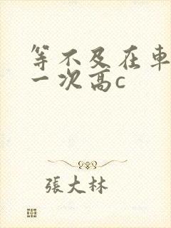 等不及在车里做一次高c