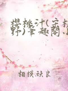 樱桃汁(宋枝江野)笔趣阁小说