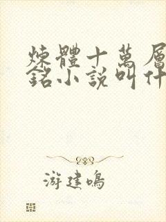 炼体十万层轩辕铭小说叫什么