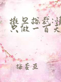 撒旦总裁:情人只做一百天