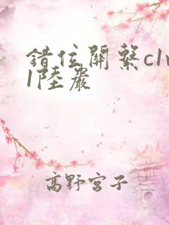 错位关系c1v1陆岩