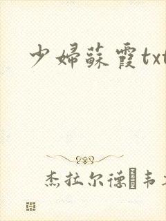 少妇苏霞txt