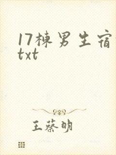 17栋男生宿舍txt