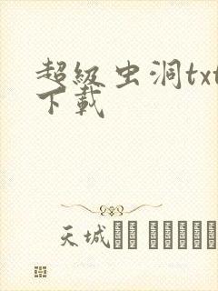 超级虫洞txt下载