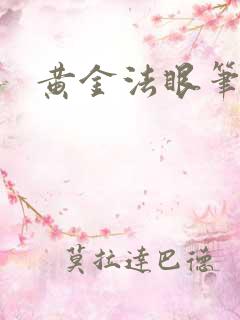黄金法眼笔趣阁