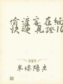 偷渡客在缅北送快递 见证100种逃亡