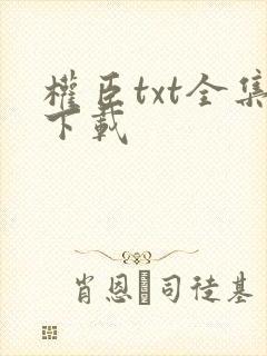 权臣txt全集下载