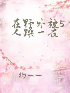 在野外被5个男人躁一夜