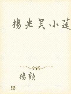 杨光吴小莲