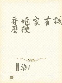 哥咱家有钱了什么梗