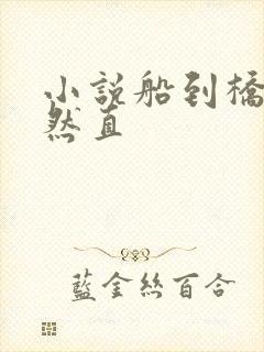 小说船到桥头自然直