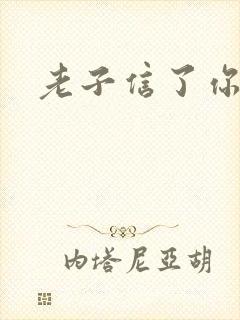 老子信了你的邪