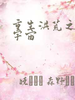 重生洪荒之鸿蒙宇宙