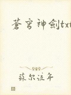 苍穹神剑txt